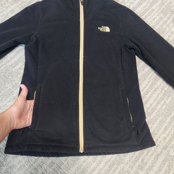 The North Face women's Morning Glory fleece jacket black gold UCF Saints size S - Picture 2 of 11